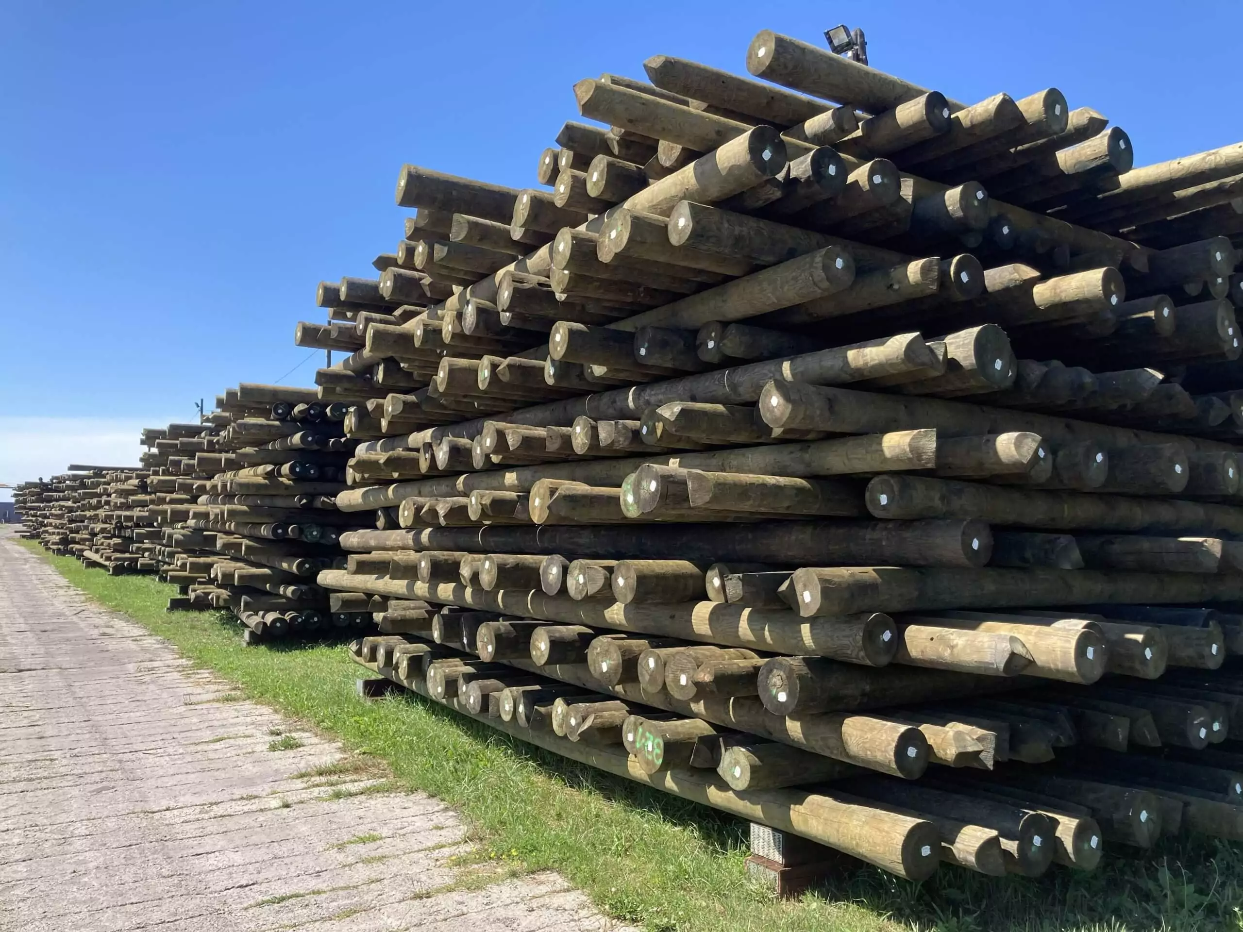 Salzimprägnierte Holzmasten - induo®