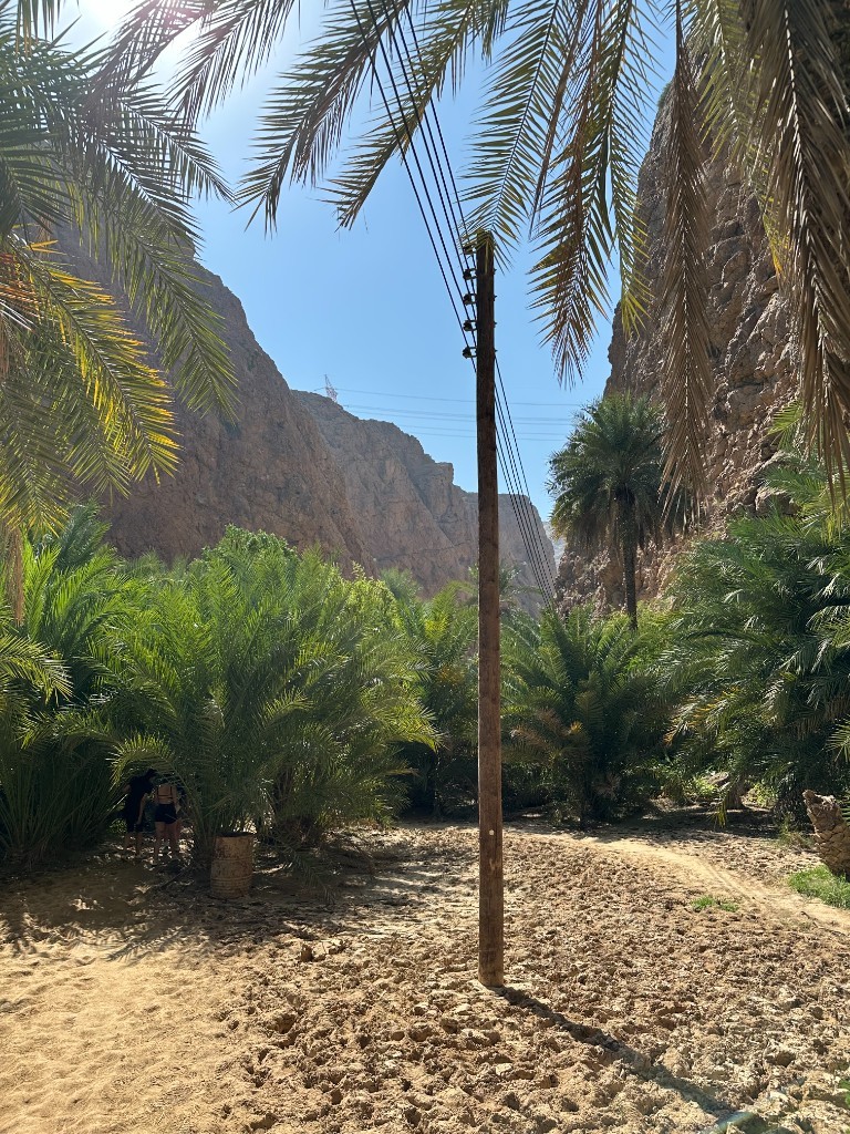 On-site pole depot - Oman