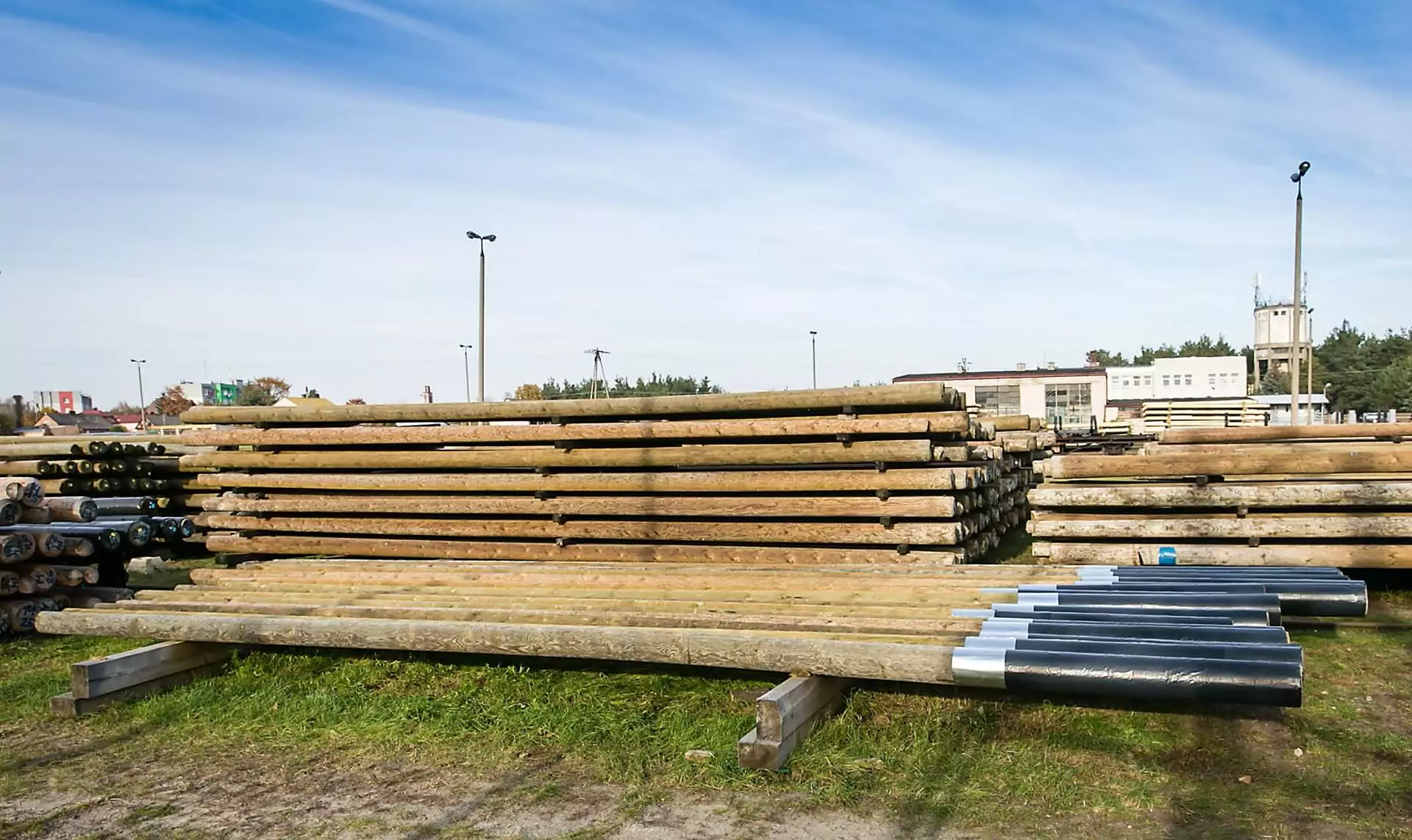LoPro® Holzschutzbandagen am Mastfuß